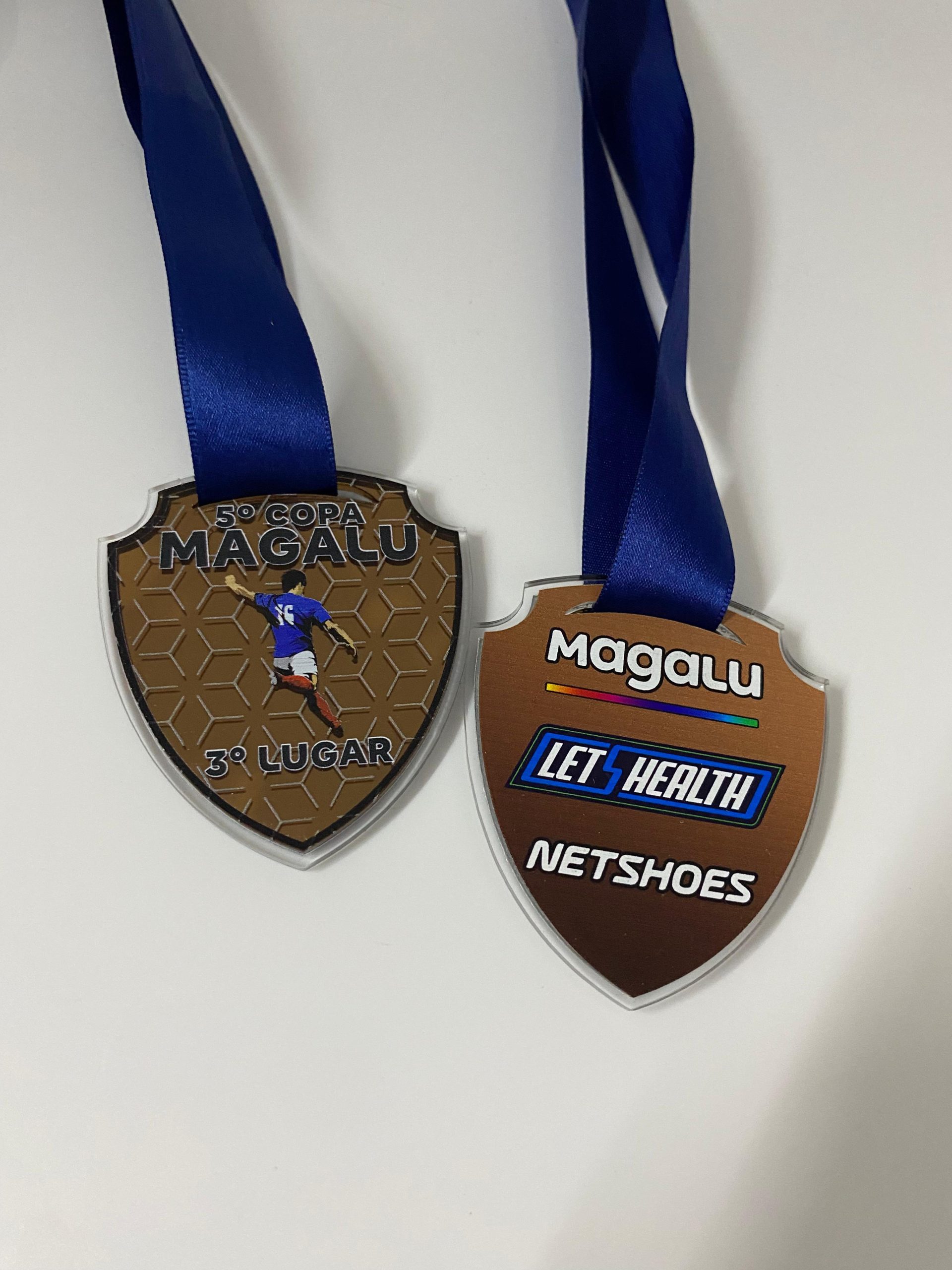 Medalha Personalizada Acrílico com Adesivo Resinado 2 - FM TROFÉUS ...